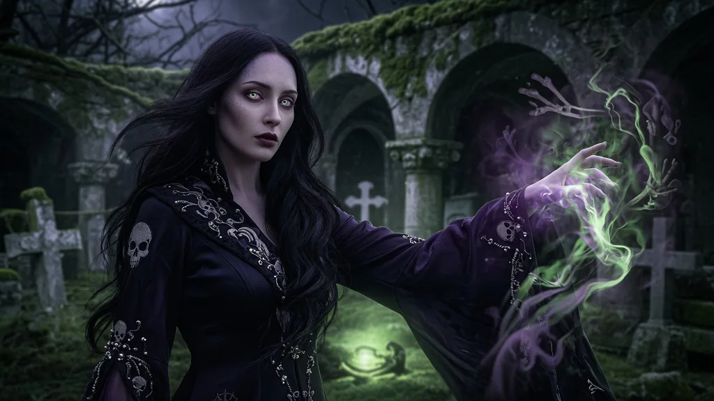 Female Necromancer name generator cover art